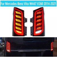 For Mercedes-Benz Vito W447 V260 V250 V220 2014-2021 Car Tail Lamp LED DRL Dynamic Signal Brake Reverse Auto Accessories image 4