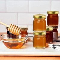 Mini Hexagonal Clear Jars with Lids Storage for Jam Spices Honey Wedding Favors Small Gift Bottles