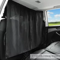 Car Sunshade, Front and Rear Partition Curtains, Front and Rear Privacy Curtains, Suitable for Travel, Camping, and Sleep Privac