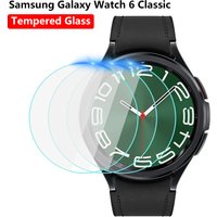 Tempered Glass for Samsung Galaxy Watch 6 Classic 43mm 47mm HD Screen Protector Film Anti-Scratch for Watch6 Classic Accessories