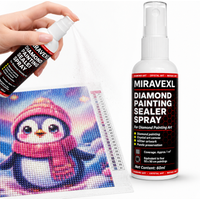 Diamond Painting Sealer Spray, Quick Dry Diamond Art Glue, Shiny Permanent Sealant for Diamond Painting Kits, No Brush Needed