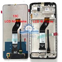 6.74'' Original For Xiaomi Redmi 13C 4G 23108RN04Y LCD Display Screen Touch Frame For Xiaomi Poco C65 4G/M6 5G 23128PC33I
