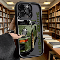 Green Sports Car Super Sport Soft TPU Shockproof Case For Xiaomi Redmi Note 15 14 13 12 11 Pro Anti-Fall Protective Back Cover