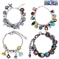 Japanese One Piece Story Straw Hat Pirates Pendant Monkey Character Bracelet Cosplay Props Fan Gift Men Women Jewelry Accessorie
