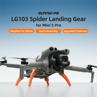 Foldable Landing Gear Feet For DJI Mini 5 Pro Height Increasing Leg Extension Protector For DJI Mini 5 Pro Drone Accessories