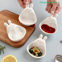 Mini Bowls Adorable Design Plastic Goose Rabbit Shaped Dishes Cream Tableware For Afternoon Tea Household Food Serving Dish