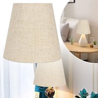 New Nordic Style Lamp Covers Fabric Metal Indoor Lighting Beige Cloth Lampshade Home Decoration