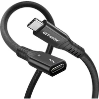 Thunder-bolt 5 240W Extension Cable 120Gbps 16K/8K Display Extender Cord Compatible with TB4/USB4/3.2 for Laptop/Monitor/PC