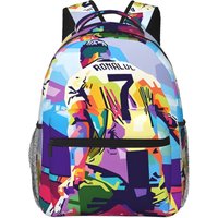 CR7 Backpack for Men Women Fashion High School Hiking Travel Daypack College Shoulder Bag Outdoor 17in