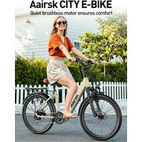 AliExpress Aairsk SU7 Adult E-bike 250W Motor Women's ebike 36V 13Ah battery City Commute Electric Bike 24-inch Fat Tire Electric Bicycle