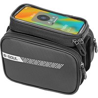 AliExpress NONE 1pc Bicycle Bag Front Beam Bag Mountain Bike Bag Mobile Phone Bag Upper Tube Bag Waterproof Saddle Bag Cycling Equipment Bag