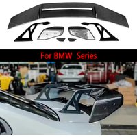 For BMW 2 Series M2 G42 F22 F87 G87 Carbon Fiber Tail fins Rear Trunk Spoiler Guide Wing Rear Wing Car Accessories