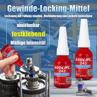 Thread Locking Agent 243 Blue Medium Strength Removable Anaerobic Adhesive for Nuts and Screws Anti-Loosening Anti-Slip Screw Sealant