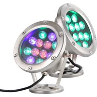 IP68 led underwater Light 3W 6w 9W 12W 18w RGB Night Lamp Outdoor Garden Swimming Pool Party Landscape DC 12V 24V