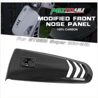 For Vespa GTS300 GTS 300 Super 2014 2015 2016 2017 2018 Scooter Carbon Fiber Modified Decorative Cover Front Nose Panel