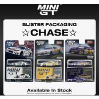 NEW **CHASE** MINIGT 1:64 GTR R35 SILVIA S15 RX7 FD3S LBWK KUMA Skyline Kenmeri KPGC110 Diecast Car Model Toys