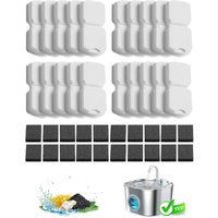 12/20 Packs Pet Cat Water Fountain Replacement Carbon Filters & Sponges Set For S15/S15-Pro/S15-Plus/S15-L Hooise Water Dispense