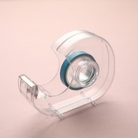 Random Color Tape Dispenser Cutting Student Tape Dispenser Acrylic Stationery Office School Supplies New