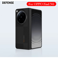 DEFENSE Carbon Fiber Case For OPPO Find N6 Kevlar Wireless Charging Back Cover Case for OPPO FIND N6