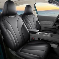 Designed Exclusively for the ORA 5, PU Leather Car Seat Cover, Breathable, Anti-Slip, Airbag Compatible, Full Set Car Seat Cover