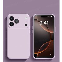 Luxury Case For iPhone 17 Pro Cover iPhone 17 16 15 Pro Max Funda Coque Liquid Silicone Camera Protector Soft TPU Phone Bumper
