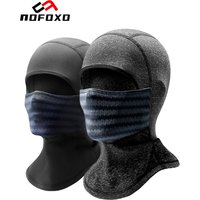 AliExpress nofoxo NOFOXO Winter Face Mask Running Scarf Cycling Mask Fleece Thermal Balaclava Velvet Cap Skiing Hat Headwear Cold Resistant