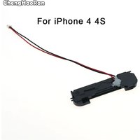 ChengHaoRan Loud Speaker For iPhone 4 4G 4S Loudspeaker Buzzer Ringer Sound with Cable Flex Cable Ribbon Replacement Parts