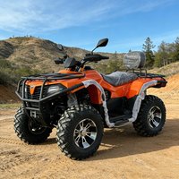 4x4 ATV 400cc, Water-Cooled Automatic Quad Bike, All-Terrain 4 Wheel Off-Road Vehicle, Sand Dune Buggy