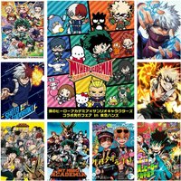 Anime My Hero Academy 5D DIY Diamond Painting Cross Stitch Full Square Round drill Embroidery Wall Decor Art Handcraft Creation