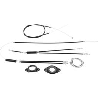 Full Kit BMX Bicycle Brake Line Set Cable Wire BMX Bike Gyro Brake Cables,Front + Rear (Upper + Lower) with Spinner Rotor
