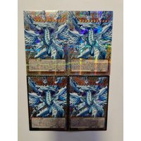 Yu-Gi-Oh OCG/TCG Deep-Eyes White Dragon、The Blue Abyss PSER GMR OOF Children's Hobby Toy Collectible Card(Not Original)