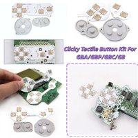 New Conductive Tacktile Clicky Film Button Modify Kits A B D-Pad Button Rubber Pad Mod Kit For GBA GBC GBP GB Console