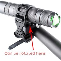 AliExpress cycle zone Angle adjustable Bicycle Light Bracket Flashlight Mount Holder Antiskid MTB Bike Light Torch Clip Mount Cycling Accessories