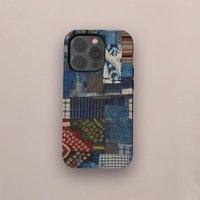 Vintage Plaid Patchwork Magnetic Phone Case for IPHONE 17 1615 14 13 12 11 PRO MAX Plus 16e Hard TPU Double-layer Back Cover