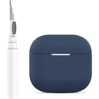 Silicone Case for AirPods 4 with Cleaning Sets Wireless Earphone Covers for Apple AirPods 4th Generation Headphone Accessories