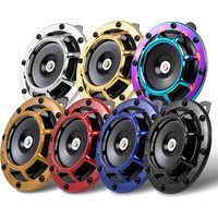 Car Horn 12V 110DB Super Loud Universal Grille Horn New Cool Color Scheme Car Motorcycle Modification Electricity Horn
