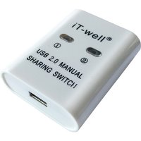 USB Printer Switch HUB 2 Port Printing Switcher Box 2 Input 1 Output Cable Splitter for Two Computers Share Printer USB Adapter
