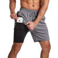 2025 Newest Running Shorts Men 2 in 1 Training Gym Shorts Fitness Men Joggers Jogging Summer Sports Shorts Workout Short Pants