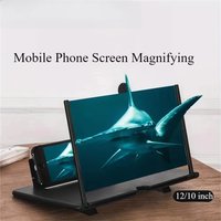 12/10Inch Cell Phone Screen Amplifier Mobile Phone Holder Mobile Phone HD Portable Phone Screen Video Magnifier Stand Bracket