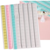 96/36 Pcs Nagel Kleber Kleber Ton Weiß Rosa Schlamm Für Nägel Tipps Halter Display Wiederverwendbare Befestigung Ton Klebrige Praxis werkzeuge