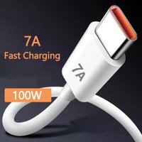 7A 100W USB Type C Cable Super Fast Charging Data Cable for Huawei P40 P30 Xiaomi Mi 13 12 Pro Oneplus Realme POCO Fast Charge