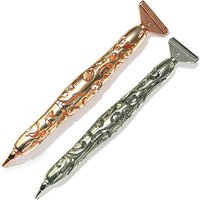 Diamond Painting Accessories Pen, Point Drill Tools with Putty Wax, 5d DIY Kit Multifunctional Aluminum Alloy Hollow Pens Head