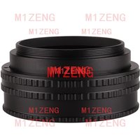 m52-m52 17-31 Macro Extension Tube Mount Focusing Helicoid Ring Adapter M52 to M52 17mm-31mm for camera lens