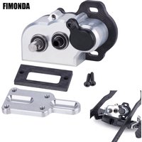 48 Pitch Ultralight Portal Transmission Gearbox with Slipper Pad for 1/10 LCG Chassis, Cheater Rigs, Capra, SCX10 III, AR45 Axle