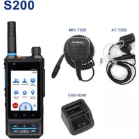 Inrico S200 4G LTE Network Radio Android10 Mobile Phone GPS WIFi Blue Tooth SOS Flashlight 3800mAh Battery Zello PTT Smartphone