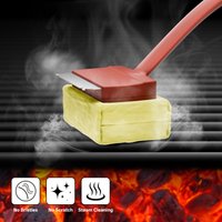 Steam Grill Cleaning Brush Bristle-Free BBQ Cleaner with Scraper Heat-Resistant Safe for All Grill Types No Scratch No Bristles