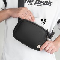 WiWU Crossbody Bag for iPhone Storage Carry Case Large Capacity Electronic Storage Bags Power Bank Cable Card Small Pouch