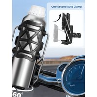 AliExpress Adaptive Cycling Bottle Holder Universal Motorcycle Cup Holder Shockproof Drink Mount 360 Adjustable Fixed Water Bottle Cages