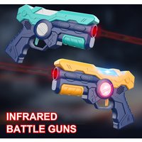 Infrared Toy Guns Kids Laser Tag Gun Set War Game Shooting Battle Game Toys Electric Pistol For Boys Children Indoor Outdoor