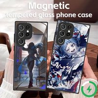 Ado Hot Virtual singer Cool Phone Case For Samsung S25 S24 S23 S22 S21 S20 Plus Ultra Note20 Glass Magnetic Case